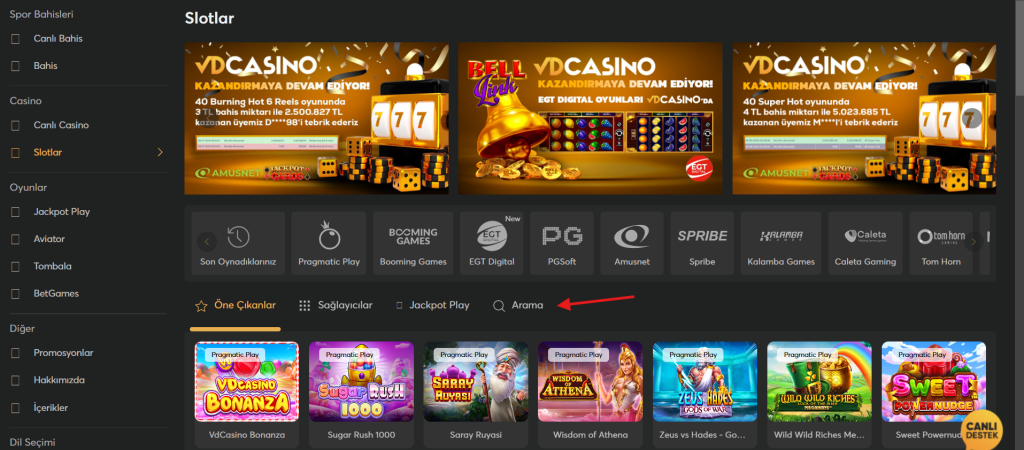 Vdcasino Güncel Giriş